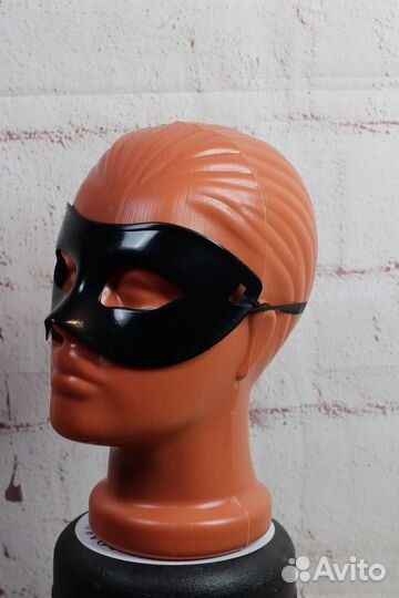 Маска карнавальная мужская черная