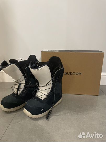 Сноубордические ботинки Burton 40,5, крепы Burton