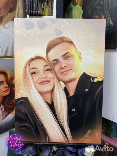 Портрет по фото на холсте Севастополь