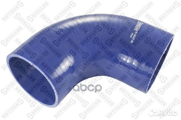 Патрубок интеркулерасиликон, красный