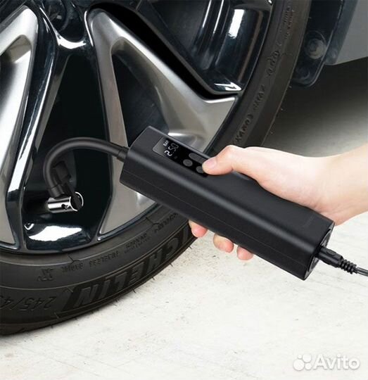 Портативный компрессор для авто, мото, вело