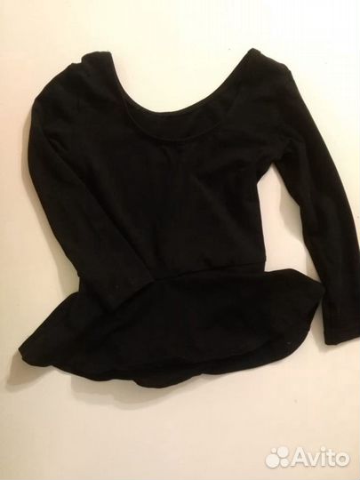 Гимнастический купальник с юбкой