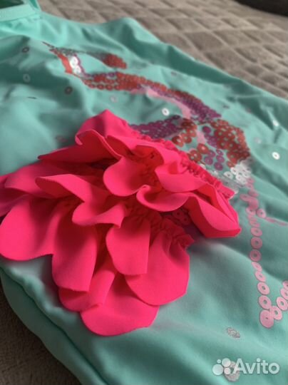 Купальник новый слитный 7-8 лет(128см)