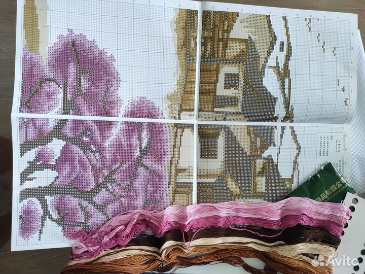 Вышивка новая большая