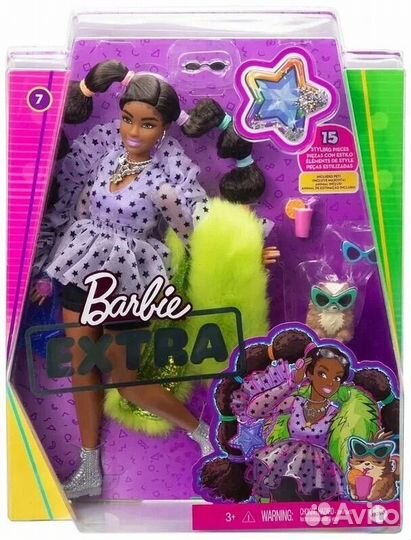 Экстра Кукла Mattel Barbie с хвостиками