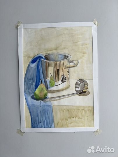 Натюрморт акварель А2