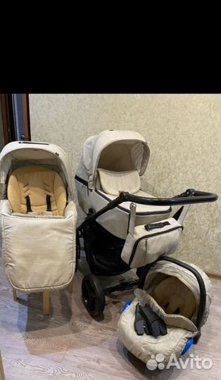 Коляска adamex 3 в 1 бу