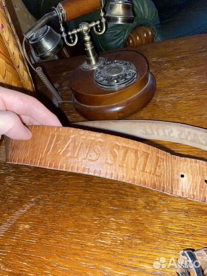 Мужской ремень из натуральной кожи