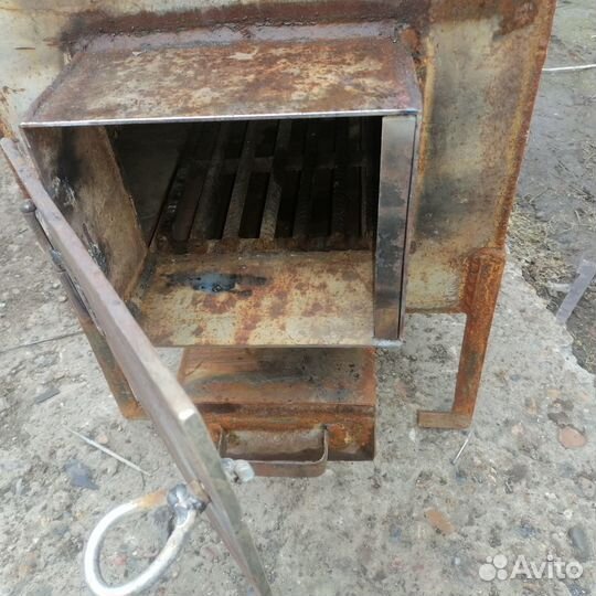 Печь для бани с баком