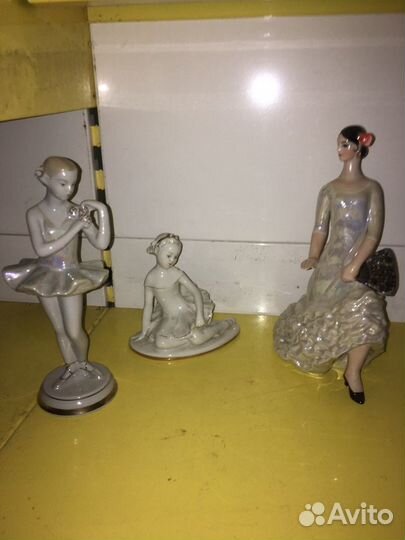 Фарфоровые статуэтки балерина