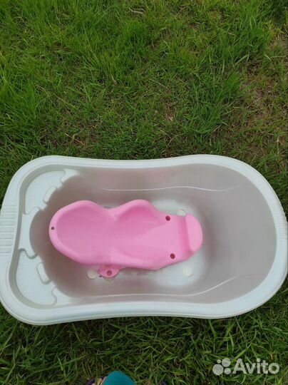 Ванночка для купания с горкой
