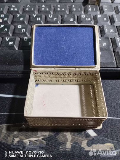 Шкатулка для украшений мельхиор