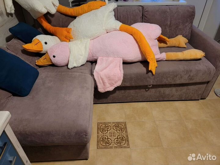 Гусь-обнимусь гигант 190см, фламинго 190см