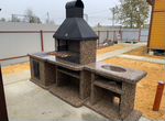 Модульный комплекс барбекю, печь под казан,гриль
