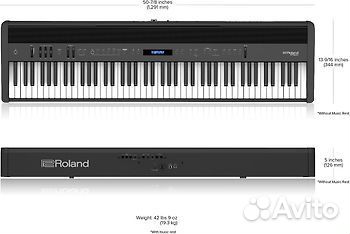 Новое цифровое пианино Roland FP-60X (черное) EU