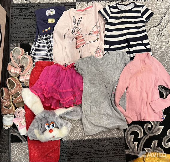 Пакет одежды на девочку от 80 до 152 бесплатно