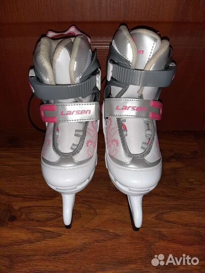 Коньки раздвижные(новые)размер 30-33