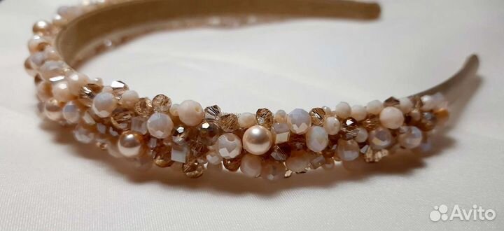 Ободок для волос ручной работы