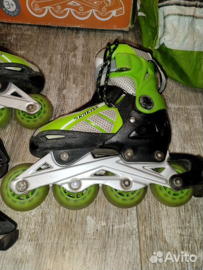 Роликовые коньки детские раздвижные Kreiss