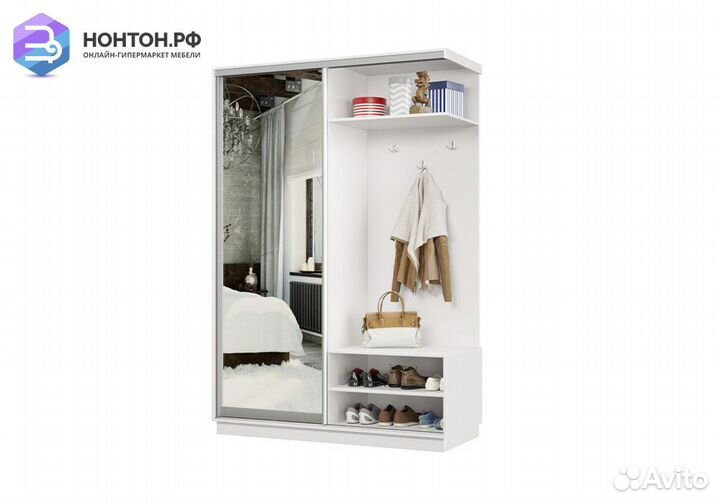 Прихожая-купе Регул белая