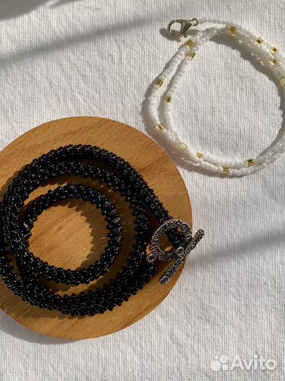 Бисер серьги / браслет / чокер / кольцо