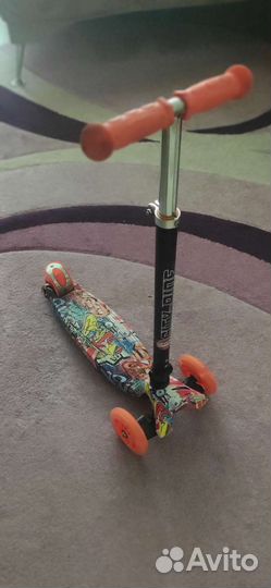 Самокат детский трехколесный бу