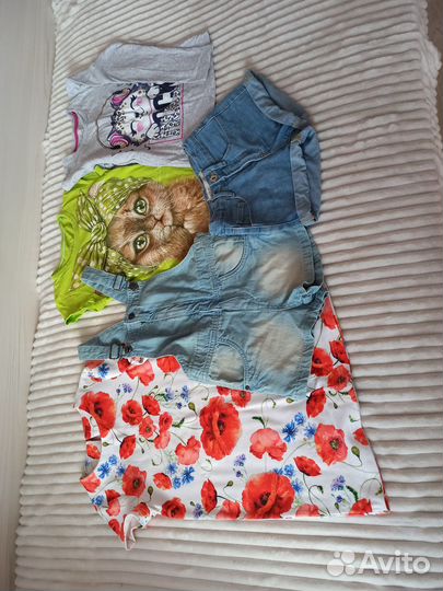 Пакет одежды 7 штук 116-122