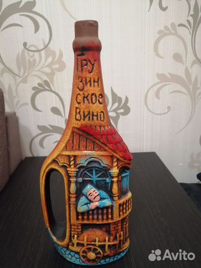 Бутылка коллекционная с пробкой