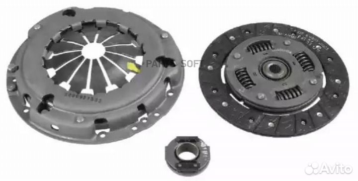 К-кт сцепления fiat doblo I 1.4 05-15 200мм sachs 3000951532