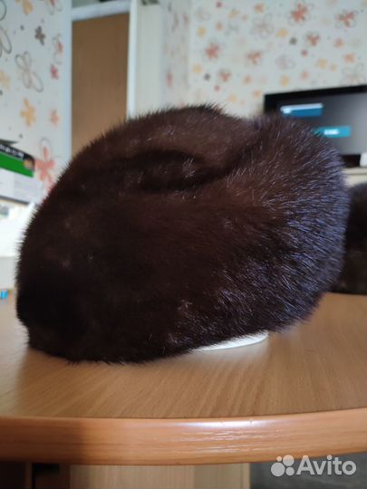 Шапка норковая женская 54