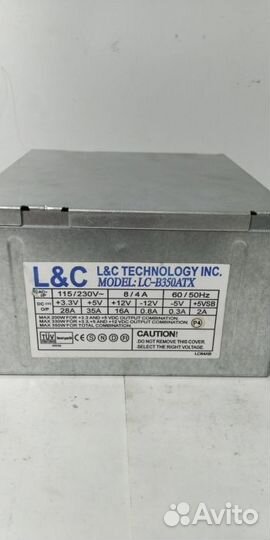 Блок питания 350W L&C LC-B350ATX ATX