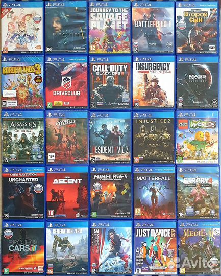 Игры для приставок PS4
