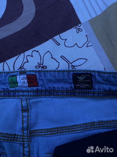 Джинсовые шорты Armani