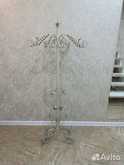 Большая вешалка золото патина