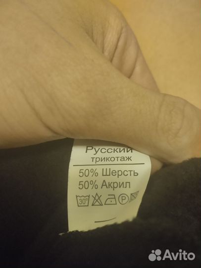 Зимние шапка и шарф, комплект, чёрные