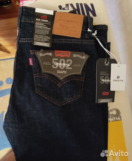 Джинсы мужские Levi's 502 Taper original W31/L32