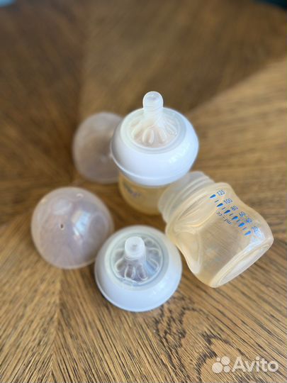 Молокоотсос двойной электрический+Avent бутылки
