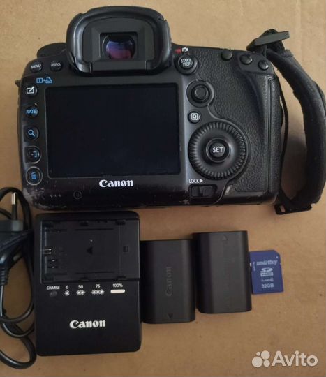 Canon 5d mark 3 тушка+2акума+32ш флешка в сумке