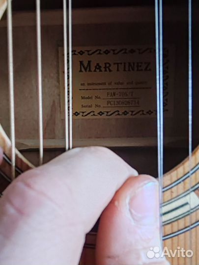 Акустическая гитара Martinez FAW-705 7