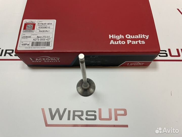 Клапана комплект выпуск 8шт Mercedes 5.5 M275