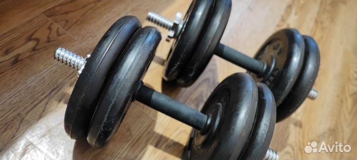 Гантель разборная titan Barbell 32кг