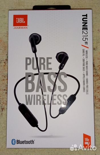 Беспроводные наушники jbl tune 215 bt
