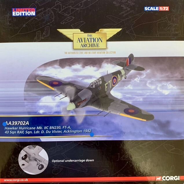 Модель самолета Hawker Hurricane Mk. IIC BN230