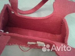 Пенал,сумочка из шерсти и рюкзачок