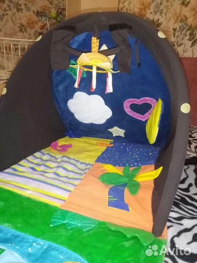 Развивающий коврик палатка