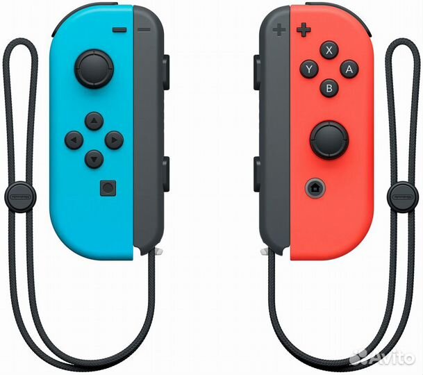 Nintendo Switch oled 64GB неоновый синий/неоновый