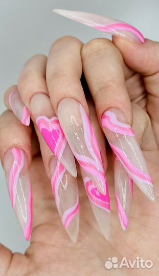 Маникюр crazy nails наращивание дизайны