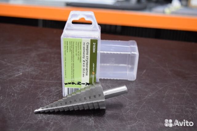 Сверло ступенчатое 14 ступ. D 4-30мм Дело Техники