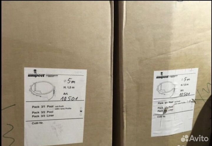 Каркасный бассейн новый