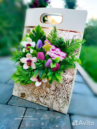 Подарочный букет из мыла